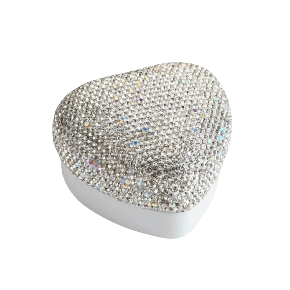 

Diamond LED Light Ring Box Ring Display Storage Heart Shape Gift Boxes Jewelry Proposal Valentine Gift Packaging Box for Lover