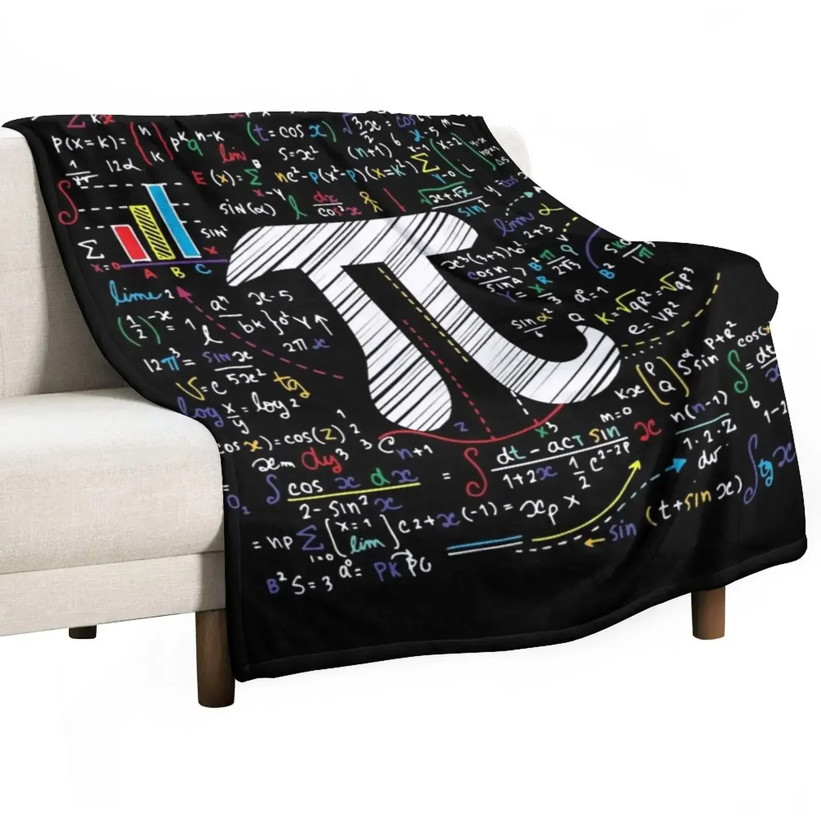 New Pi Day Math Equation Math Teacher Student Geek Gifts Throw Blanket Kid'S Designers Moving Blankets