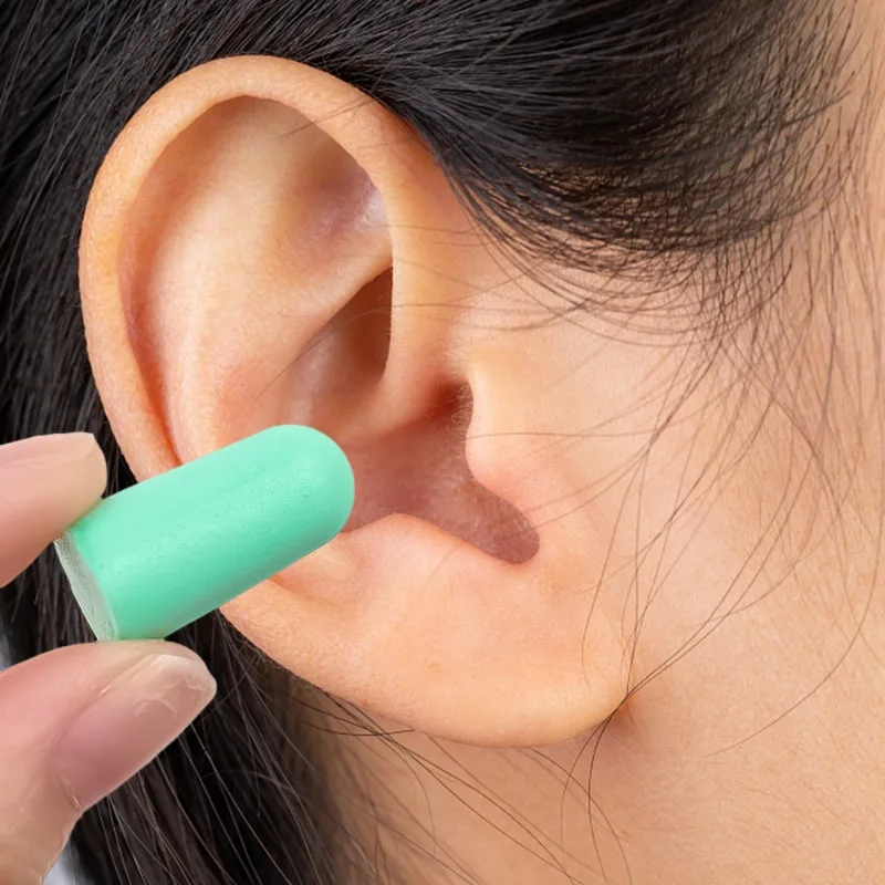 Soundproof Sleeping Capsule Ear Plugs Earplugs for Sleeping Special Mute Soft Slow Rebound Student Anti-Noise Protection Earplug