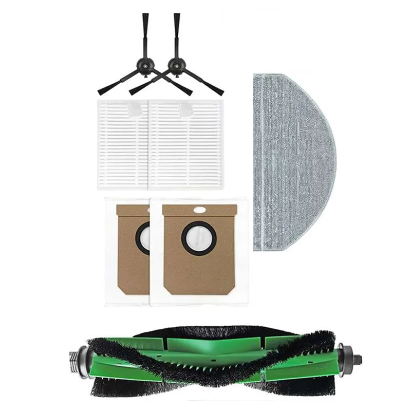 A74g-para cocotec conga 8490 final ultra power/7490 final home x-treme genesis escova lateral principal mop sacos de pó para aspiradores