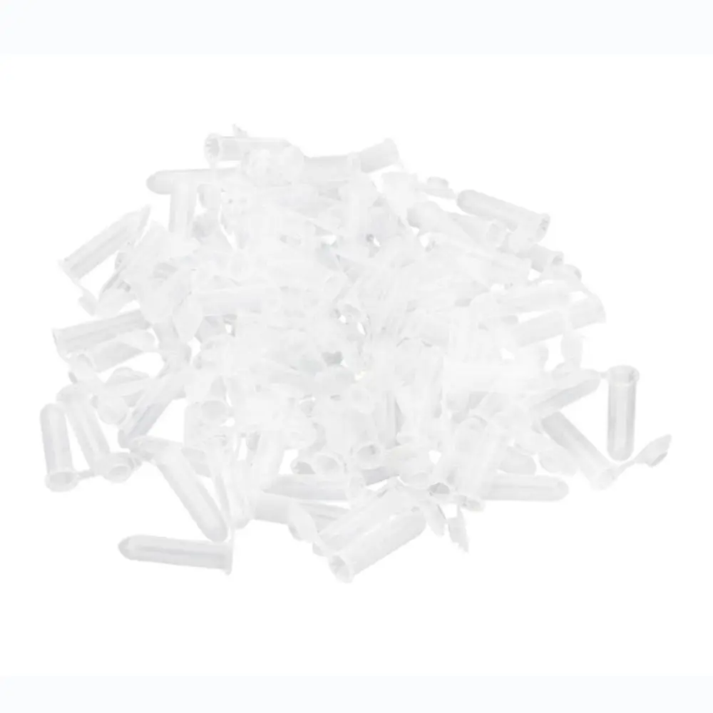 500Pcs Plastic Vials Tube Sample Transparent Microcentrifuge Tubes 2ml Storage Container Fragrance, Beads, Liquid