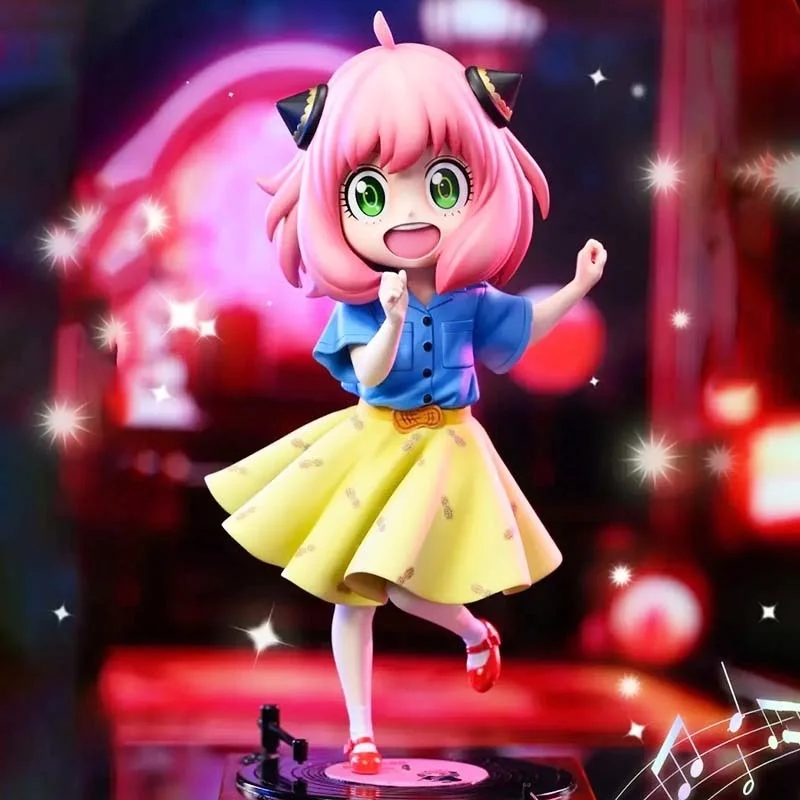 

Anya Spy Girl Figurine Cute Anime Statue Home Decorations Gift For Girls Pretend Play Theme Collectible Action Figure