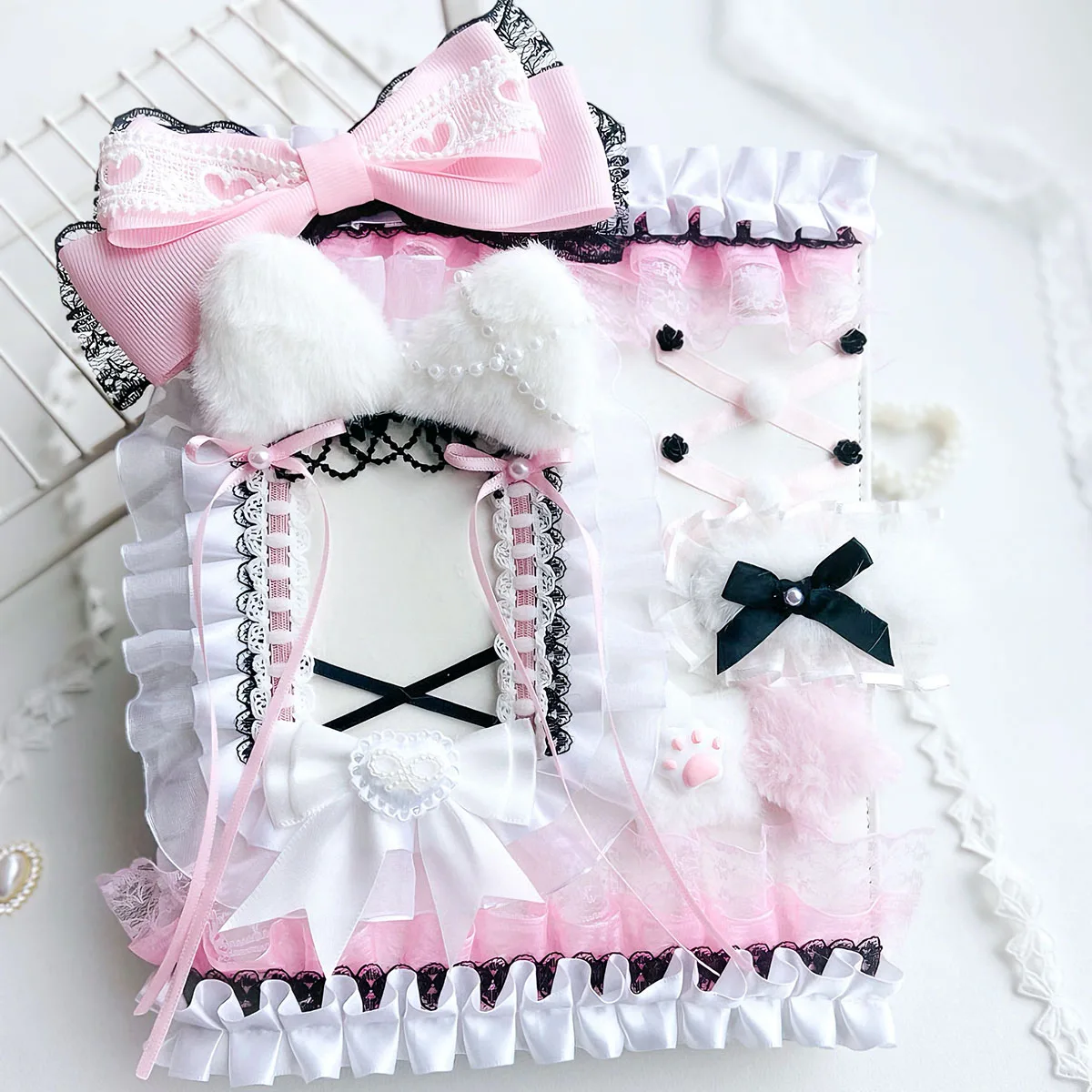 

A5 большой емкости с 6 кольцами, альбом для хранения карточек для фотокарточек, кружевной альбом для открыток, сменная защита для фотографий