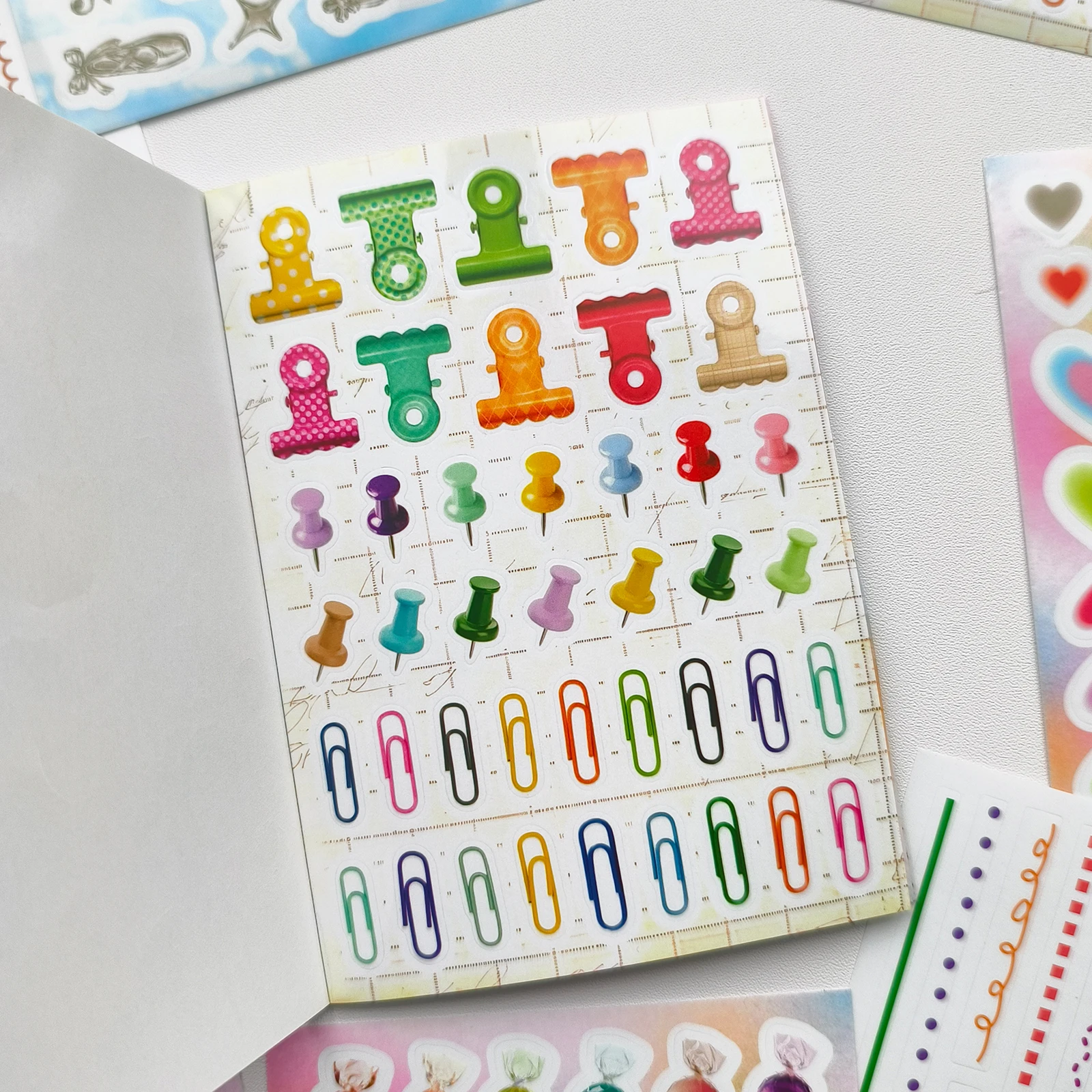 Random Cover 1000+ Pcs  Colorful Life Sticker Book, Cute Dream Style Stickers, for DIY Scrapbooking Journaling Decoration