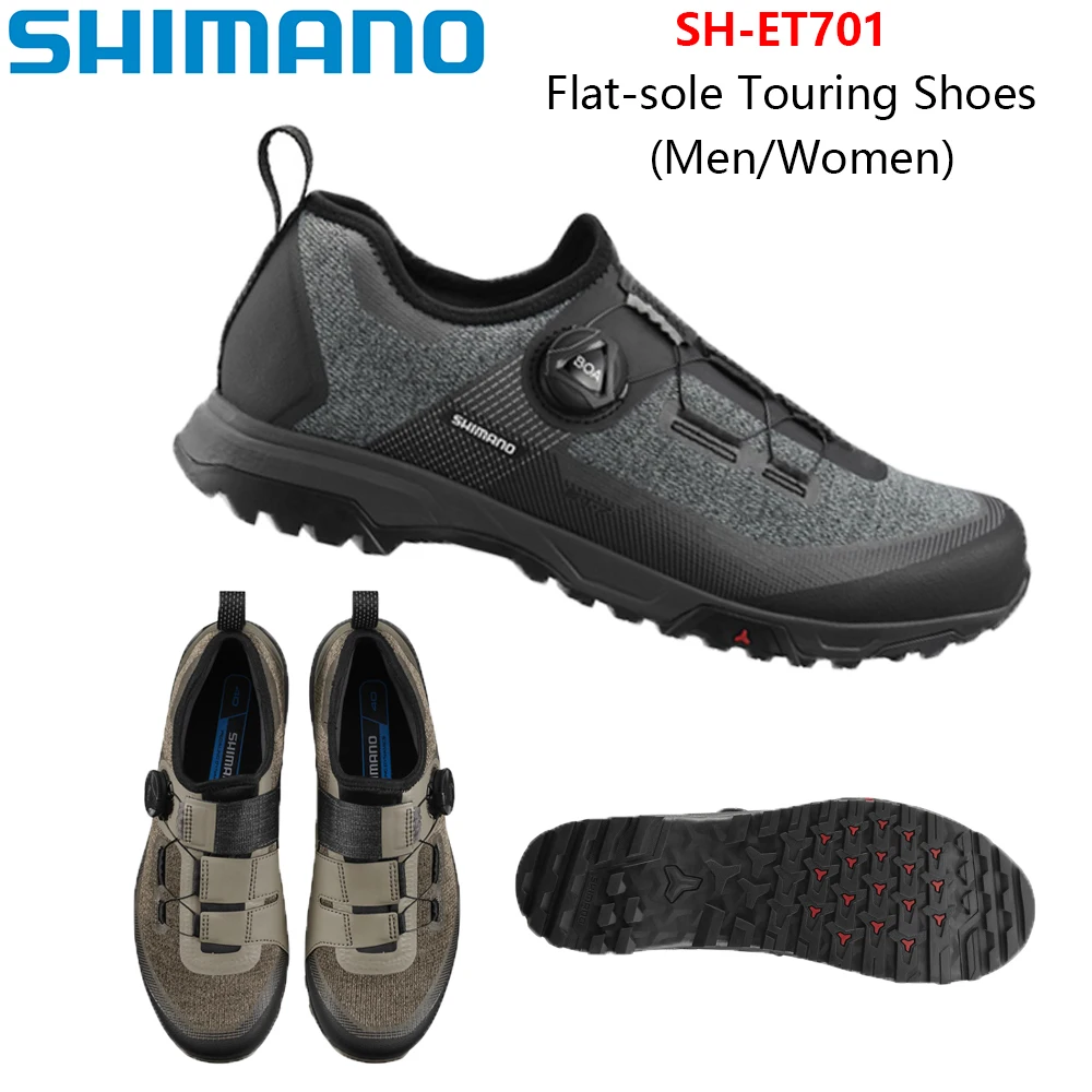 Shimano ET7 ET701 Flat-Sole Touring Shoes Road bikes Mountain Bikes Flat Riding Shoes Unlocked Riding Shoes