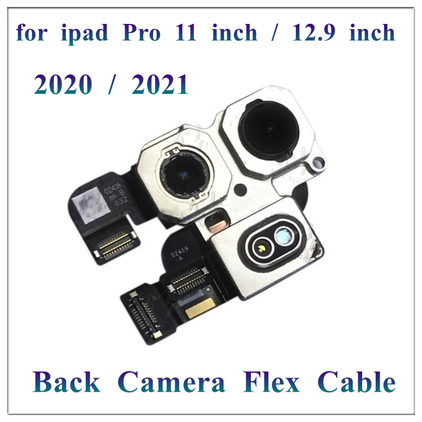 

1 шт. для iPad Pro 11 2nd 3rd 2020 12,9 4th 5th Gen 2021 задняя большая камера гибкий кабель совместимый запасные части