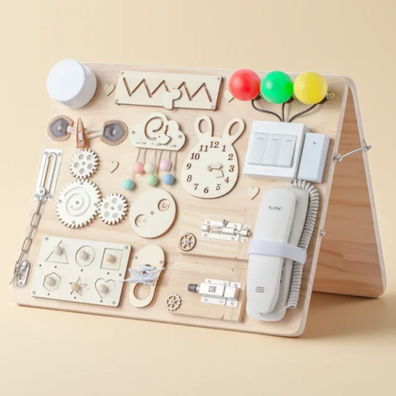 

Children Busy Board Toys Diy Accessories Montessori Education Games Kids Cognitive Activity Board Components Sensory Toys