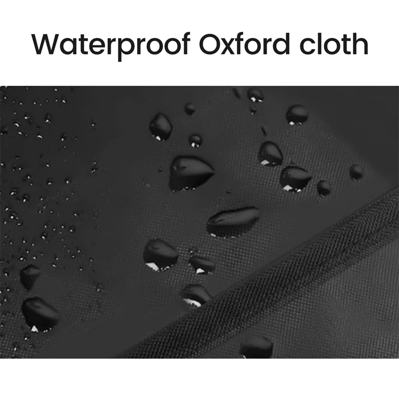 Fire Pit Cover Round 36 Inch Fire Pit Cover, Black, Windproof Drawstring and Waterproof Layer for 30-36 Inch Fire Pits-A14I