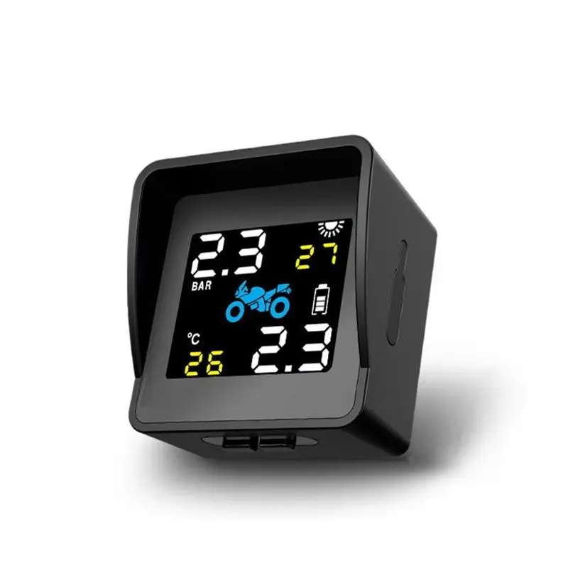 

Motorcycle Tire Pressure Monitor Motorcycle Electric Vehicle Tire Detector High-precision Wireless