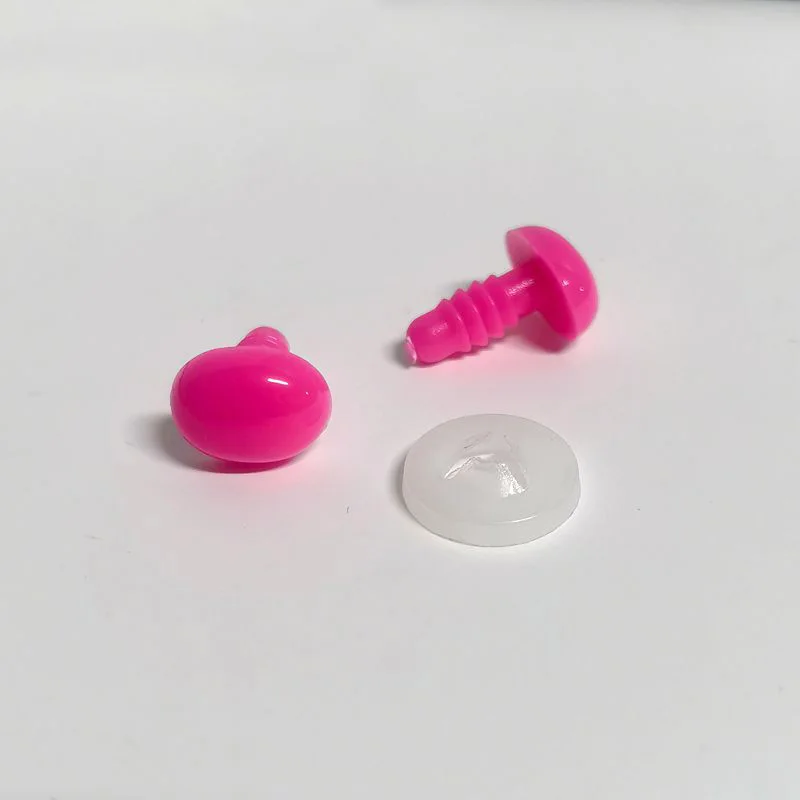 20 pz/lotto 12*9mm Animale di Sicurezza Nasi Ovali di Plastica Per Amigurumi Bambola FAI DA TE Accessori All'uncinetto