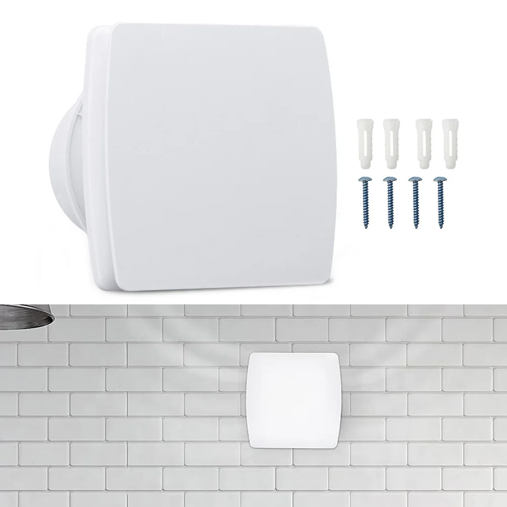 

Extractor Fan With Timer 4" 6'' Simply Silent Contour Bathroom Extractor Fan With Humidistat Square Baffles White