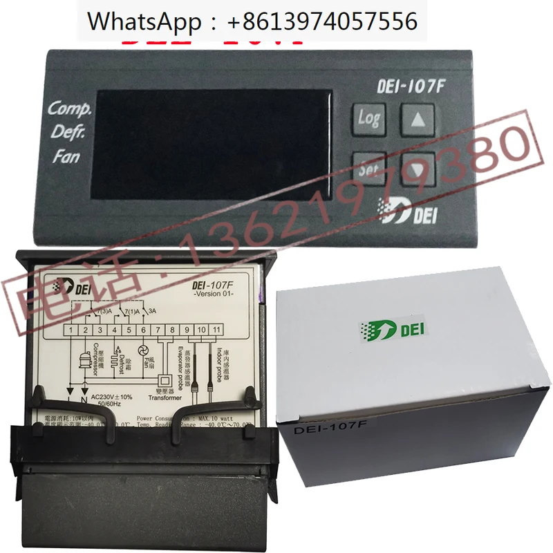 Temperature Control DEL-107F Freezer Refrigerated Cold Storage Microcomputer Thermostat Seafood Pool Cake Cabinet