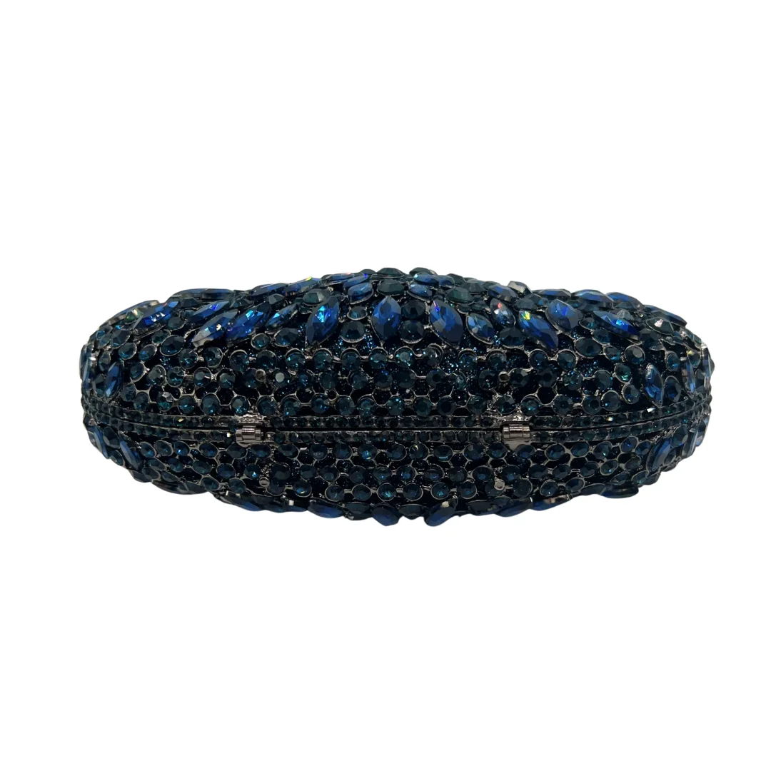 Blue Shell Clutch, Iridescent Mother-of-Pearl Evening Bag for Women. OEM Custom Oceanic Purse, Low MOQ Wholesale from Factory Di view 3