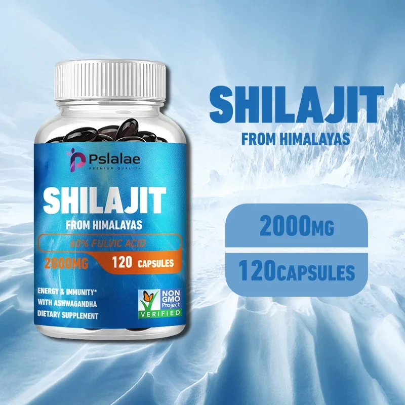 

Shilajit Capsules - for Male Hormone Balance, Increases Energy Levels, Endurance, Muscle Mass
