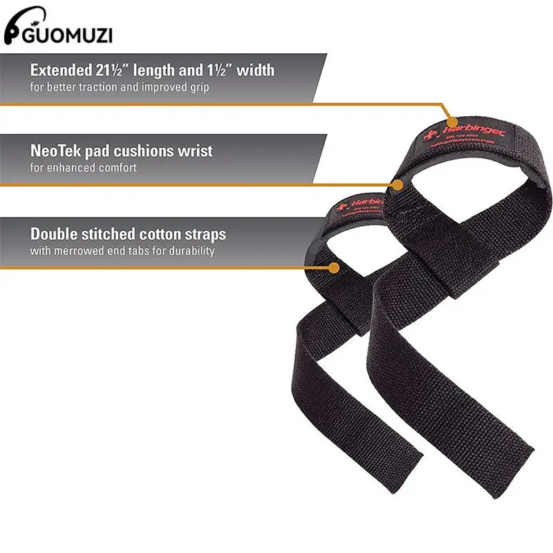 1pc(not 1pair) Weightlifting Wrist Strap Strength Training Adjustable Non-slip Gym Fitness Lifting Strap Wrist Support Grip Band