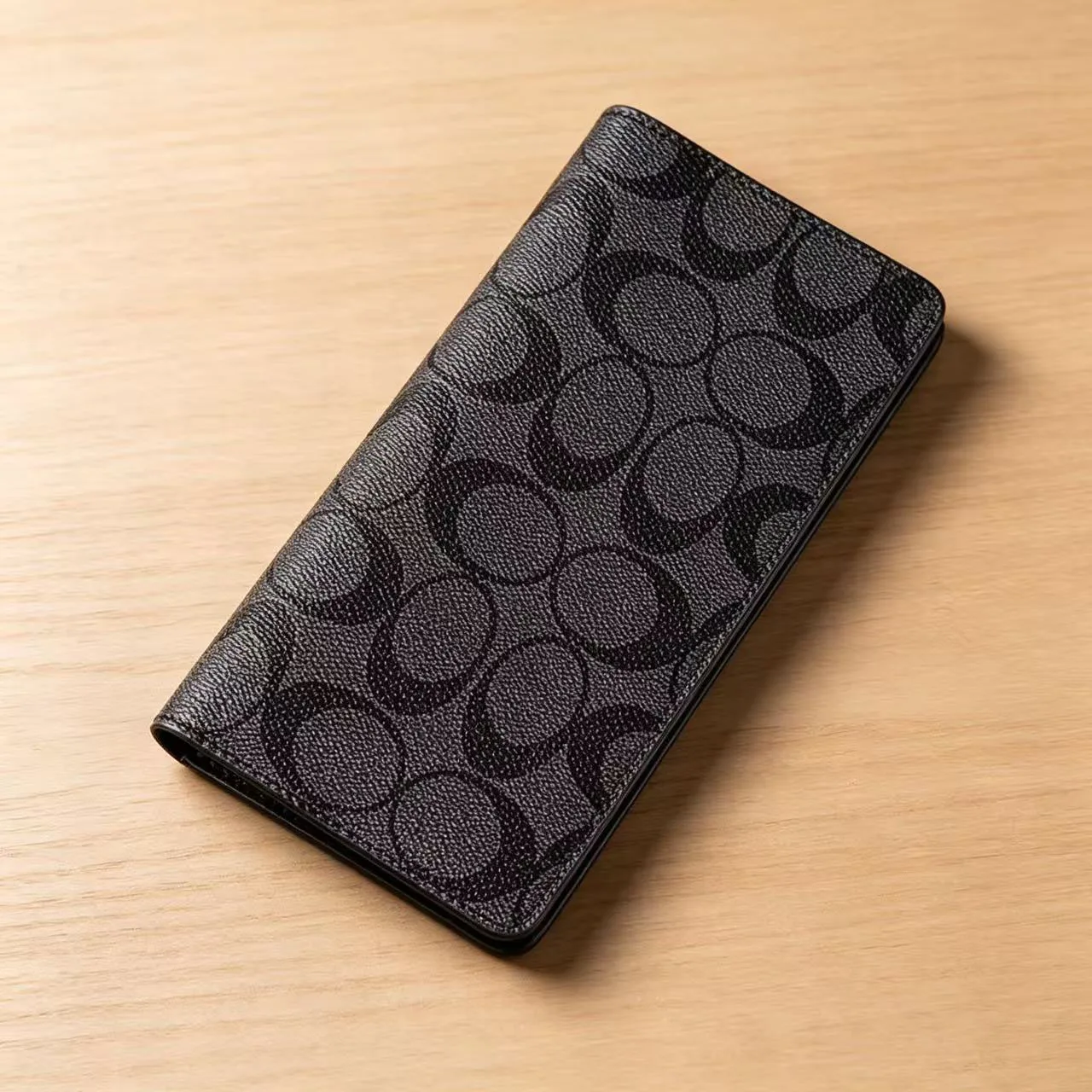 Long Wallet Elegant floral print large capacity men's and women's long wallet 2026 new model...
