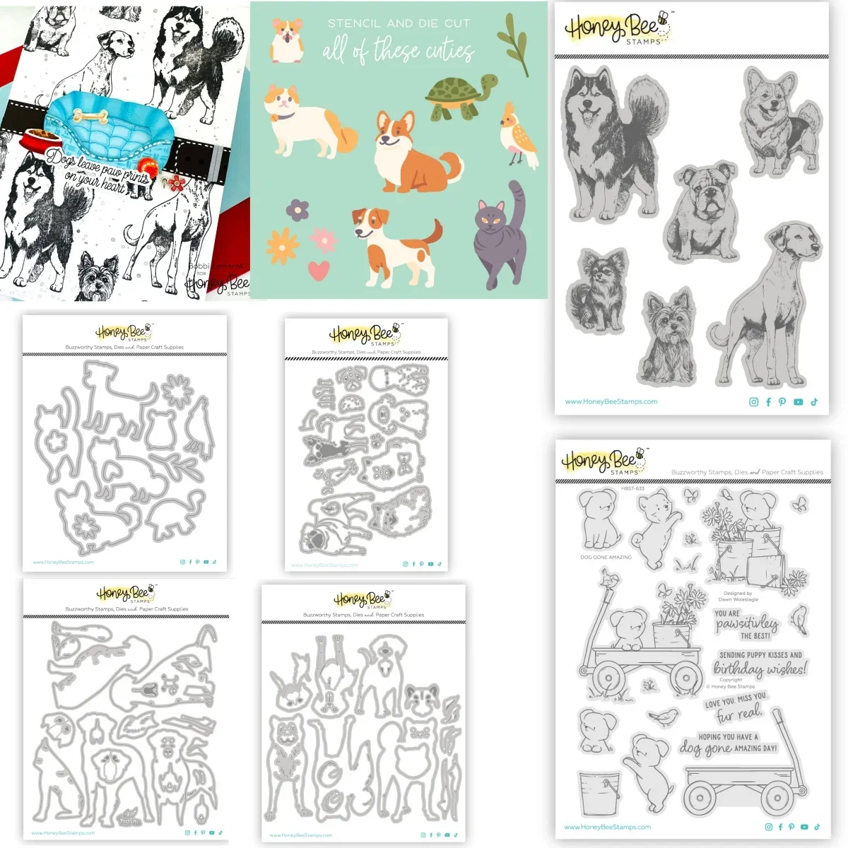 

Pet Dog Tail Collection Metal Cutting Dies for DIY Scrapbook Embossed Handcraft Paper Card Craft Template Decoration 2025 New