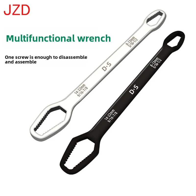 

Multi-Functional Double-Ended Self-Tightening Adjustable Plum Blossom Wrench 8-22mm for Glasses with Special-Shaped Design