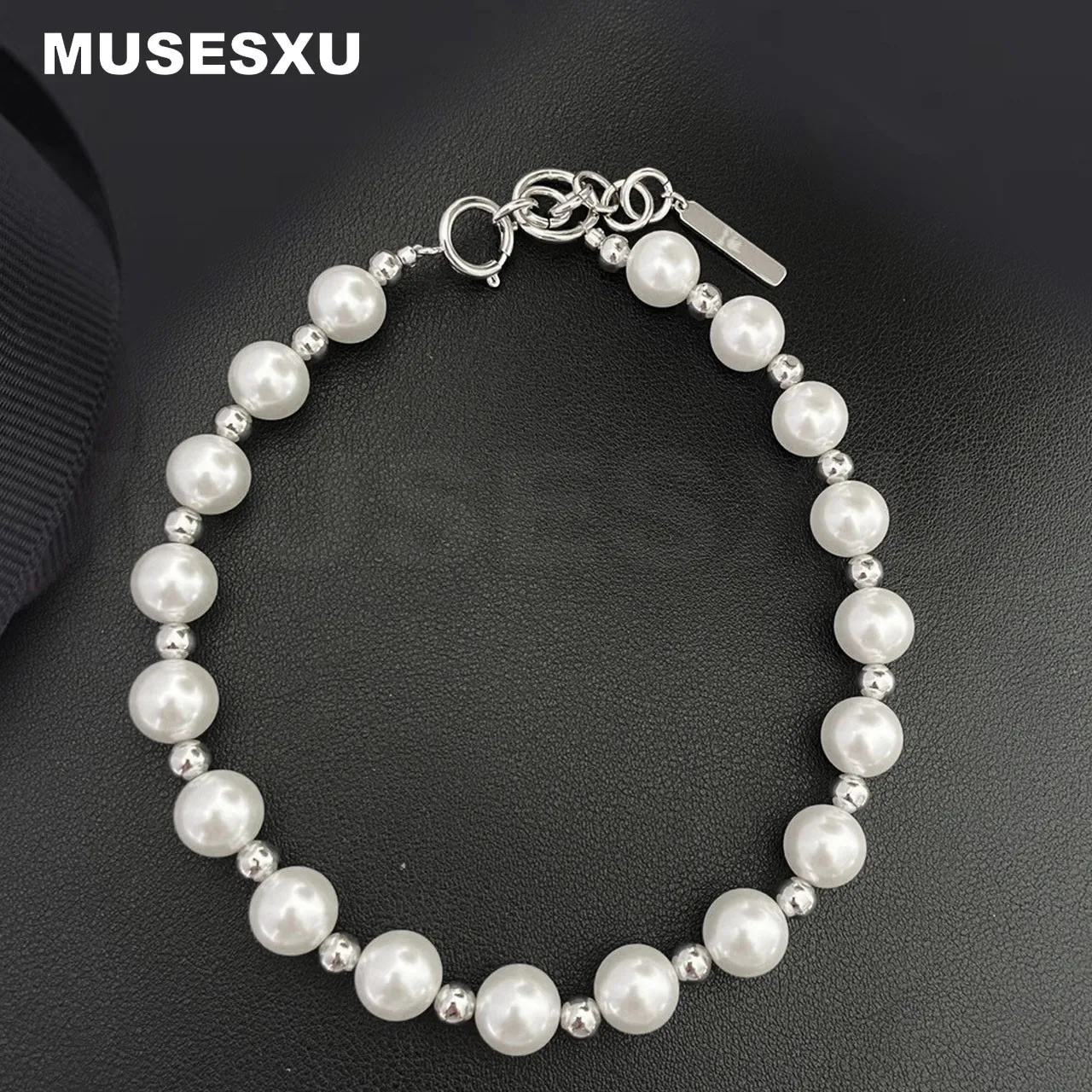 

Jewelry & Accessories Retro Style Large Pearl Beaded Necklace For Women's Party Wedding Gifts