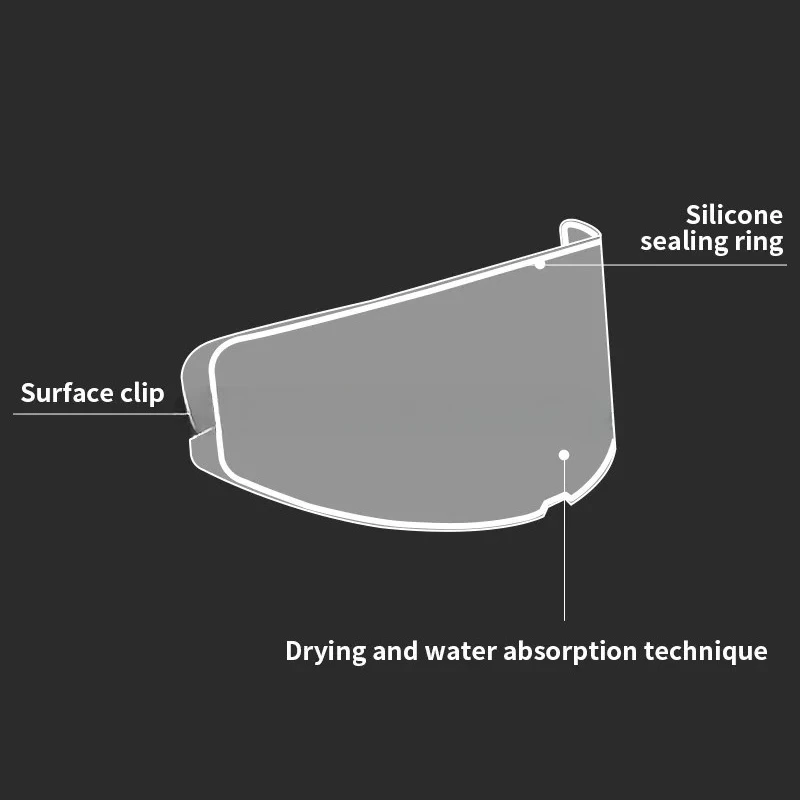 مكافحة الضباب ل LS2 FF809 Ff809 ff809 مكافحة الضباب ملصق واضح دراجة نارية خوذة قناع كامل الوجه كاسكو اكسسوارات فيلم ل ls2 ff809