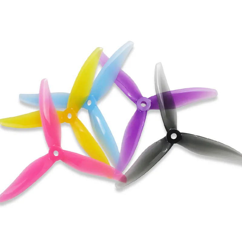2Pairs GEMFAN YUKI 5129 Props 5inch 3-Blade PC Propeller CW CCW 2306 2207 Brushless Motor For RC FPV Racing Freestyle Drone DIY view 3