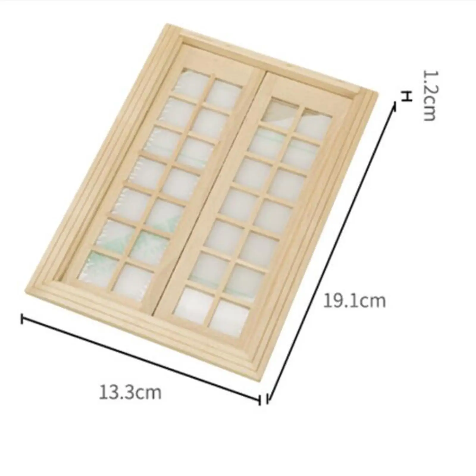 1/12 poppenhuis raam woondecoratie accessoires miniatuur scène model 1:12 miniatuur raam voor keuken slaapkamer studie decor