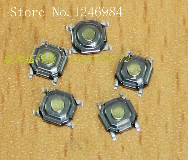 [SA]5.2 * 5.2 * 1.6 meter patch key switch SMD 4P reset switch homemade touch of a button---200pcs/lot