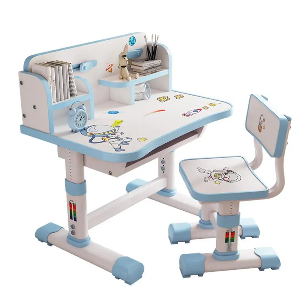 Ensemble de bureau et de chaise fonctionnel pour enfants, chaise de bureau ergonomique, hauteur réglable, ensemble de chaises de Table d'étude scolaire pour enfants