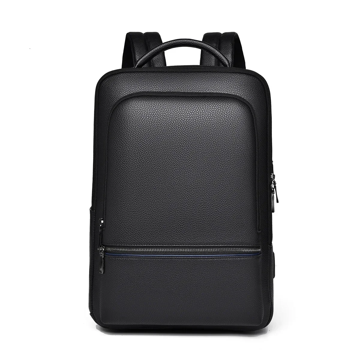 

Three-dimensional Backpack Men's 15.6 Inch Business Computer Bag Large Capacity Pu Travel Backpack Fashion Commuter Backpack