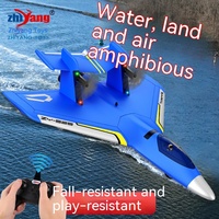 Sea Land And Air Remote Control Aircraft Glider Model Eva Fixed Wing Drop Resistant Toy Electric Charging Amphibious