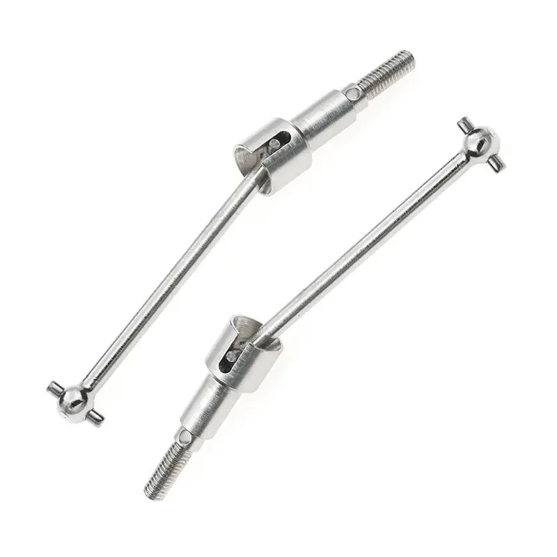 CYGJ-2Set Metal Front And Rear Drive Shaft CVD For HBX 16889 16889A 16890 16890A SG1601 SG1602 1/16 RC Car Upgrade Parts
