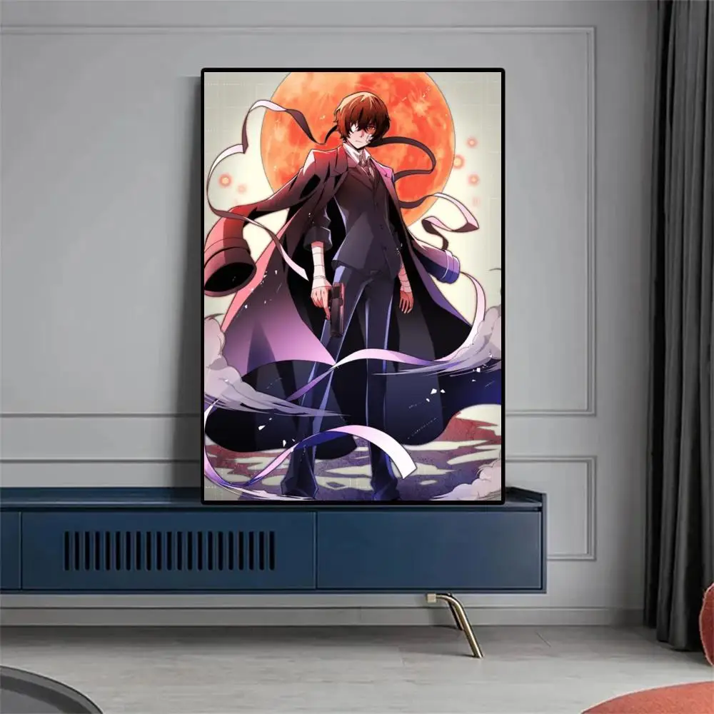 1pc Bungo Stray Dog Osamu Dazai Poster Paper Print Home Bedroom Entrance Bar Cafe Art Painting Decoration