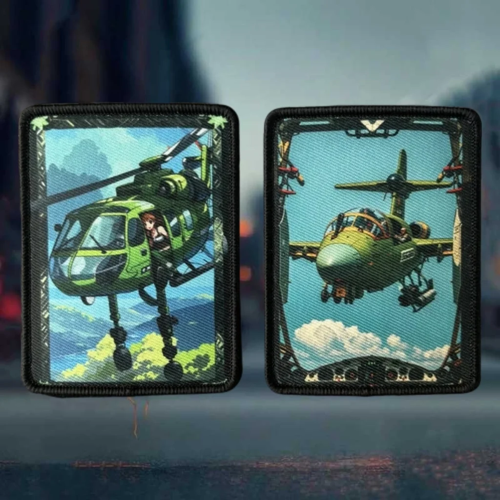 Parche táctico dron gancho y bucle – Insignia moral para equipo