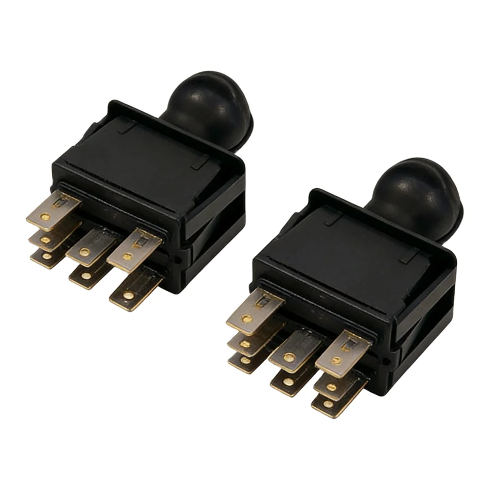 Riding Mower Switch PTO Switch Mower Repair 7-terminal Design 2-position Operation Metal And Plastic Materials