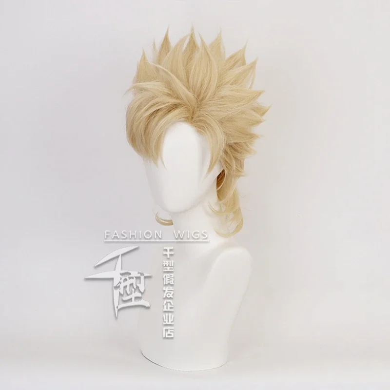 

2025 New A Jojo's Bizarre Adventure Caesar Anthonio Zeppeli Short Wig Cosplay Costume Heat Resistant Synthetic Hair JOJO M h7f8e