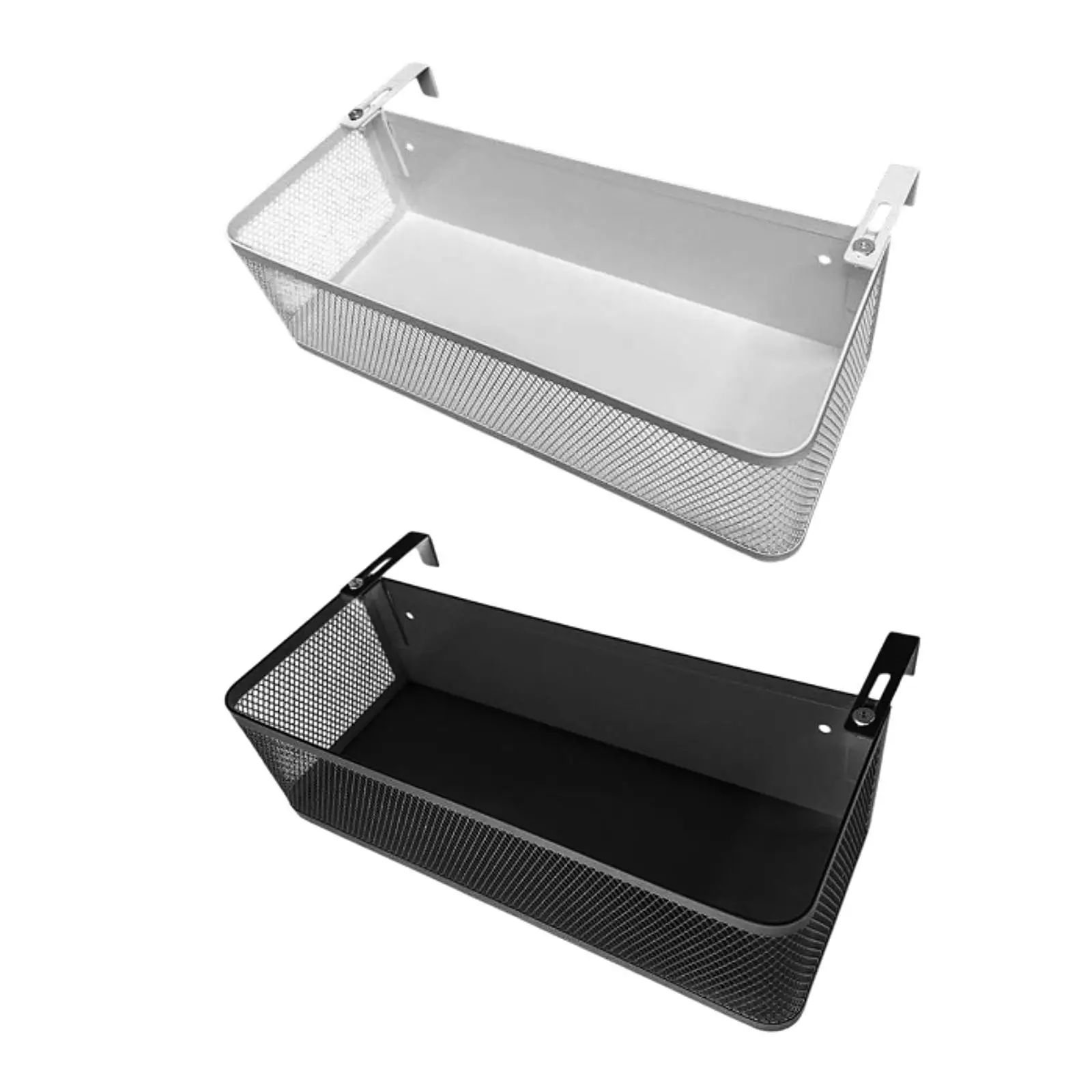 Balcony Plant Shelf Hanging Storage Basket Space Saving Accessory Bedside Caddy for Office Cubical Wall Multifunctional Sturdy