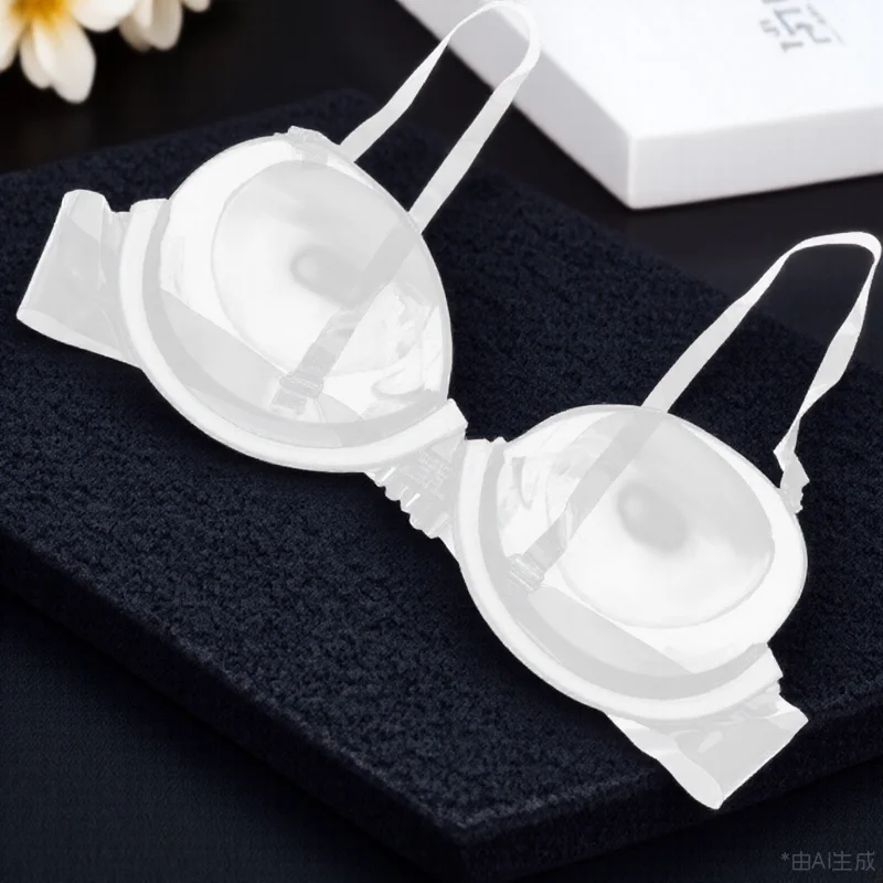 

Invisible Bra Clear Lingerie Comfortable Disposable Bras Women 3 4 Cup Adjustable Shoulder Straps Plastic Underwear