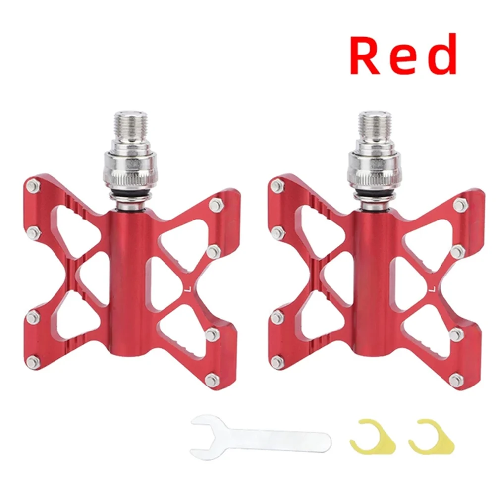 

94x114mm DU Sealed Bearing Bicycle Pedal With Wrench Bicycle Pedal 9 16 Inch Pedals CNC Cutting Process Easy Disassembly