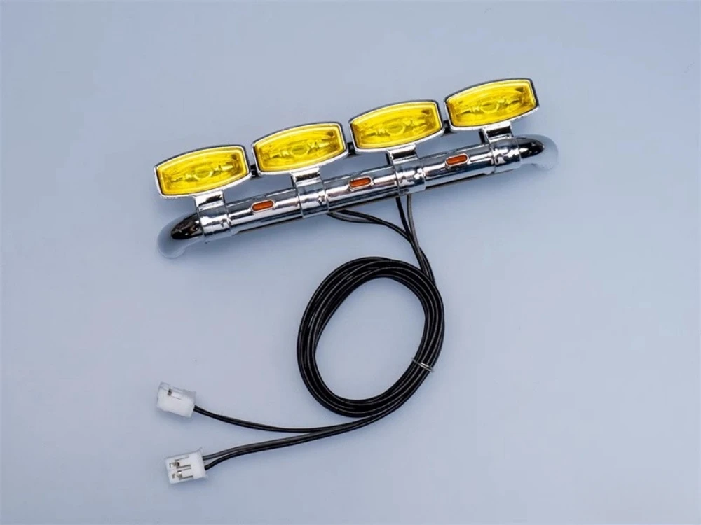 Skala 1/14 Światła zderzaka / Lampa led pasuje do ciągnika siodłowego Tamiya R470 R620 770s 56368 FH12 FH16 56375 MAN TGX King Hauler RC Car 1 14