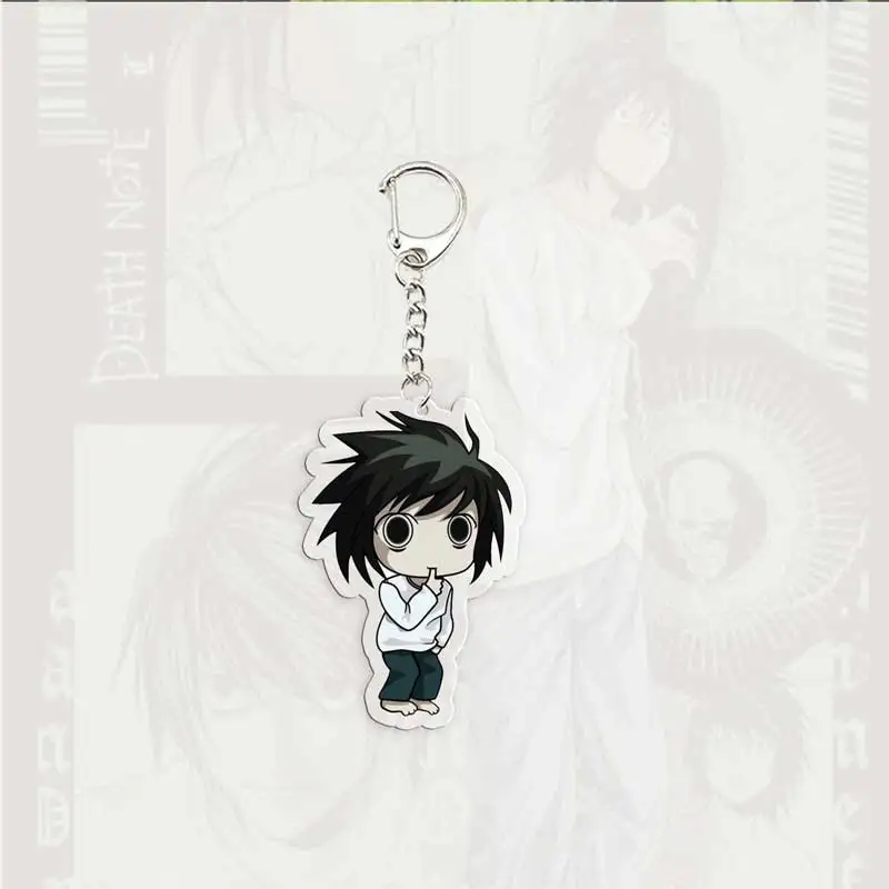 アニメデスノートLロールライトキーホルダーアクセサリーバッグ