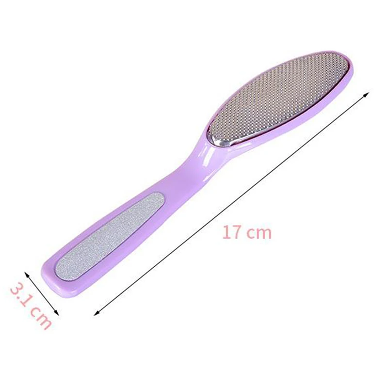 1PC New Foot Skin Foot Clean Scruber rimozione della pelle dura strumenti per la cura della spazzola per Pedicure colore casuale