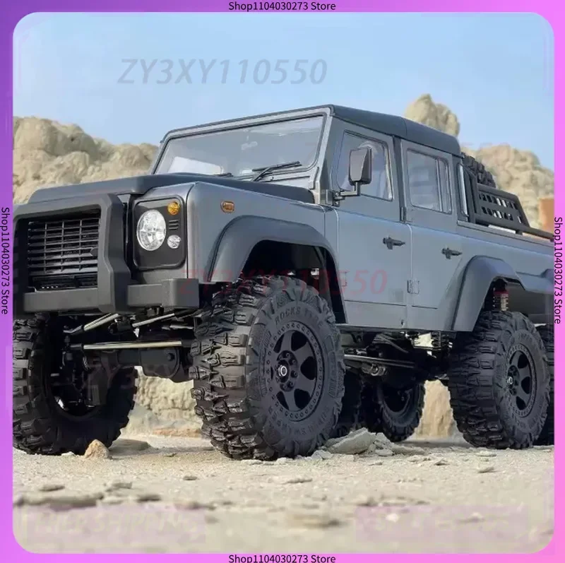 1: 10 Axx6 coche de escalada con tracción en las seis ruedas bloqueo diferencial de alta y baja velocidad 6x6 vehículo todoterreno coche de Control remoto Rc niño juguete para regalo