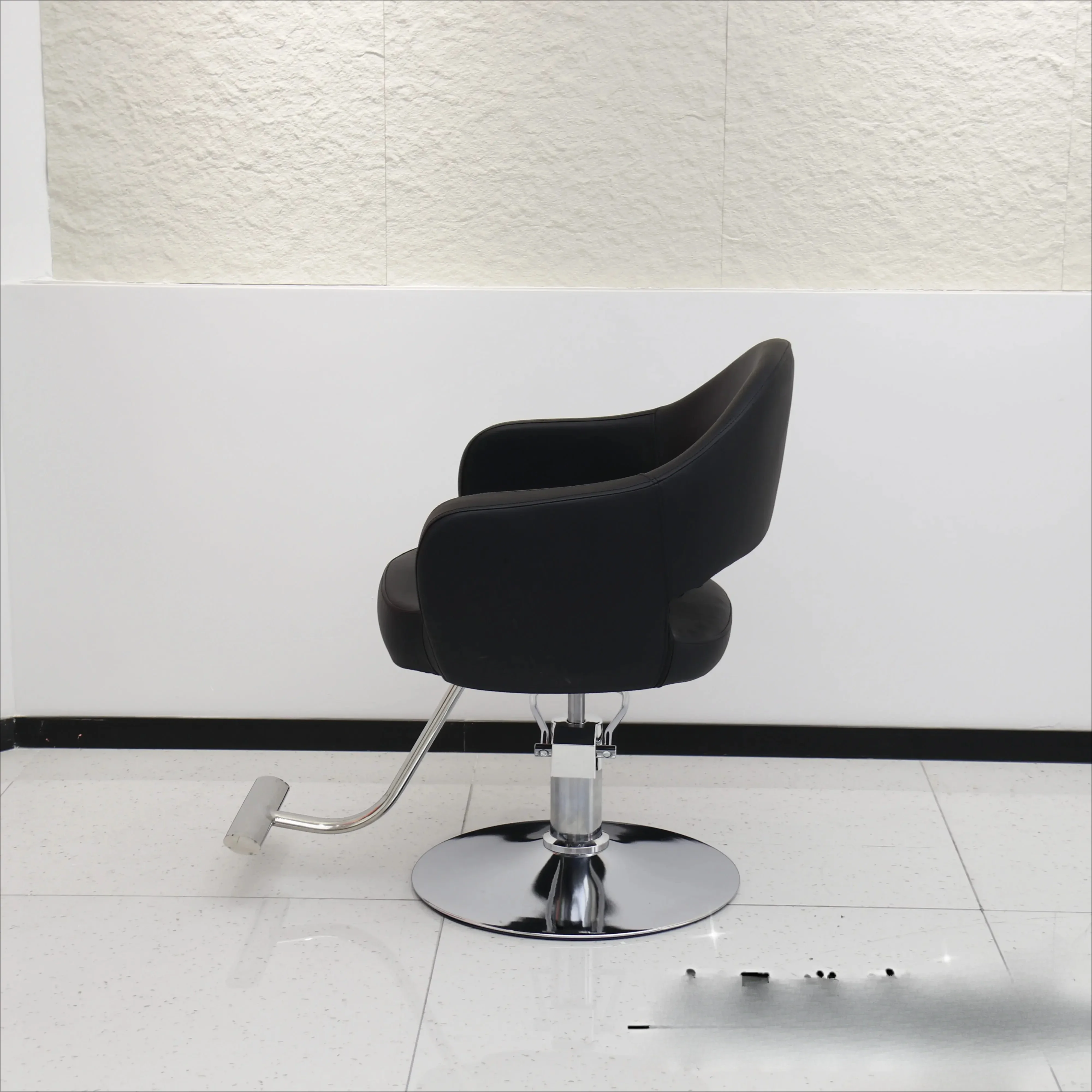 A  For Hair Salon Hair Cutting and Dyeing Barber Shop Chair Rotatable Lifting Seat
