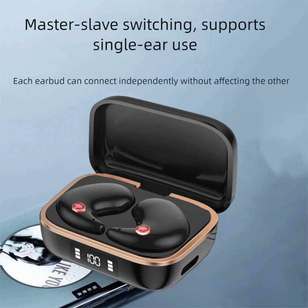 

Practical Bluetooth 5.3 Bluetooth Earphones Noise Reduction Waterproof Wireless Headsets HiFi Stereo Earbuds Earphone for Home