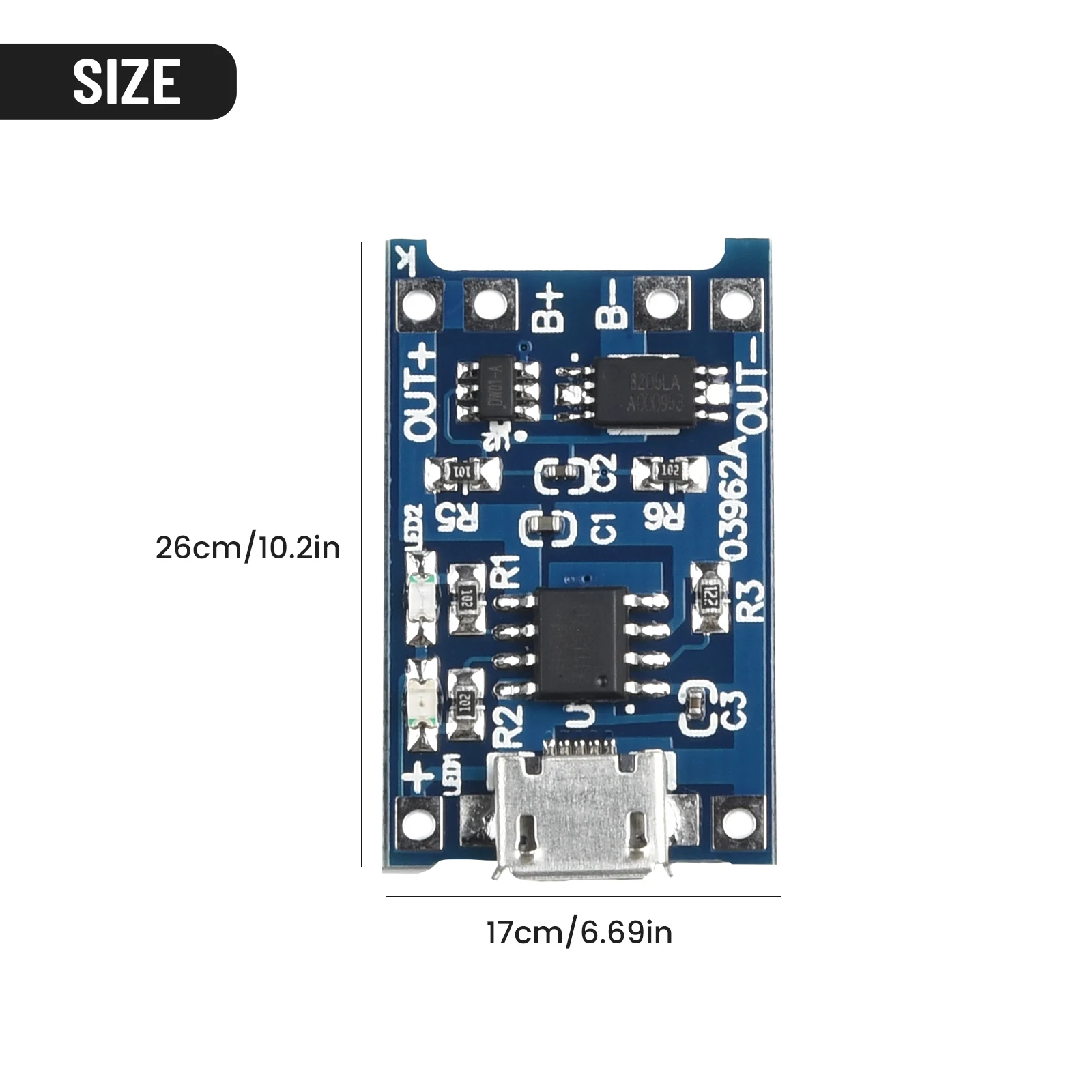 Rendimiento de carga optimizado con el módulo de placa de cargador de litio de 5 x con protección de batería ¡Carga las baterías más rápidas!