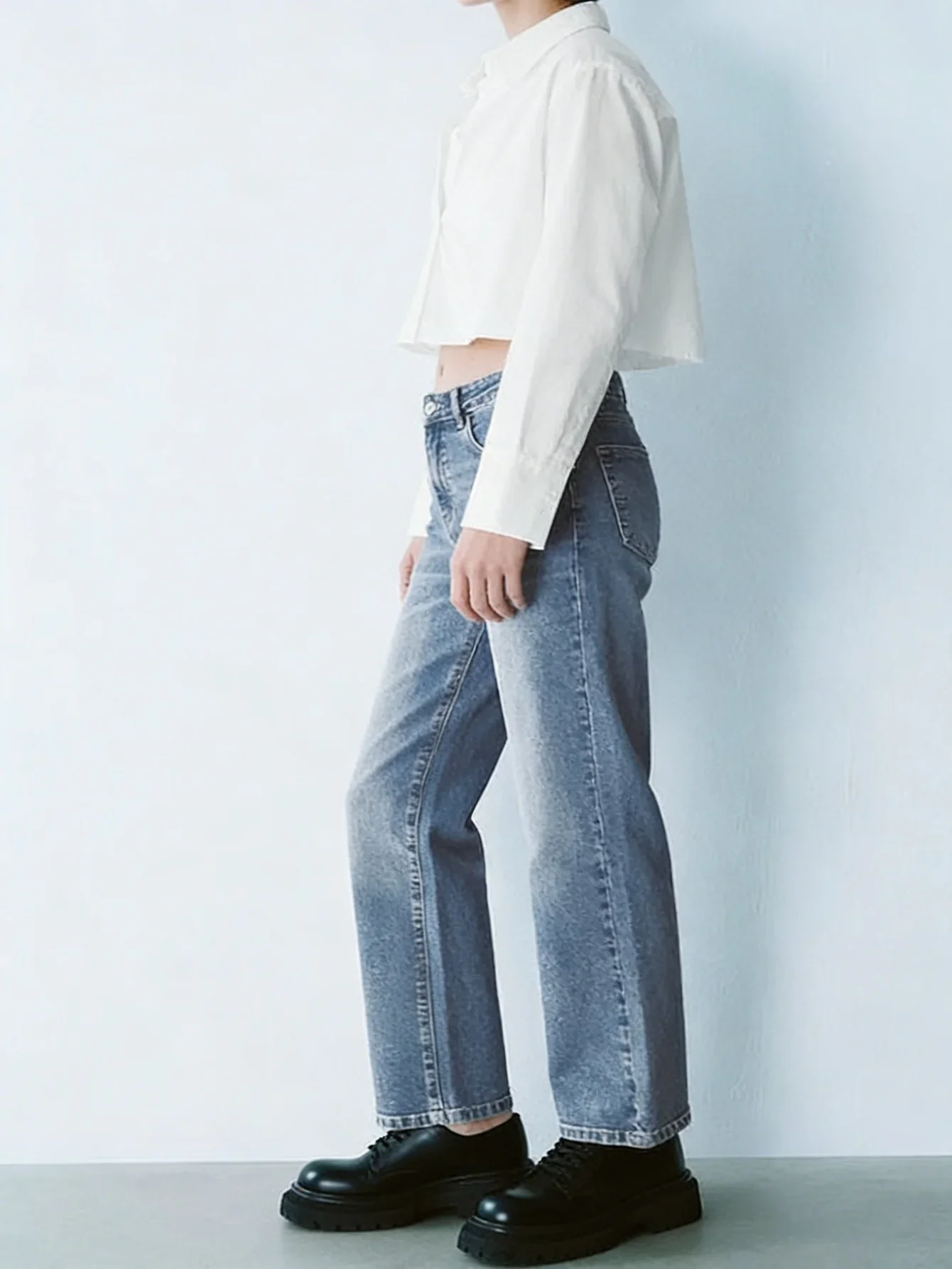 Retro Jeans Gender Neutral Blue Slim Pants Hip Hop Style Original Drip No accessories or belts included