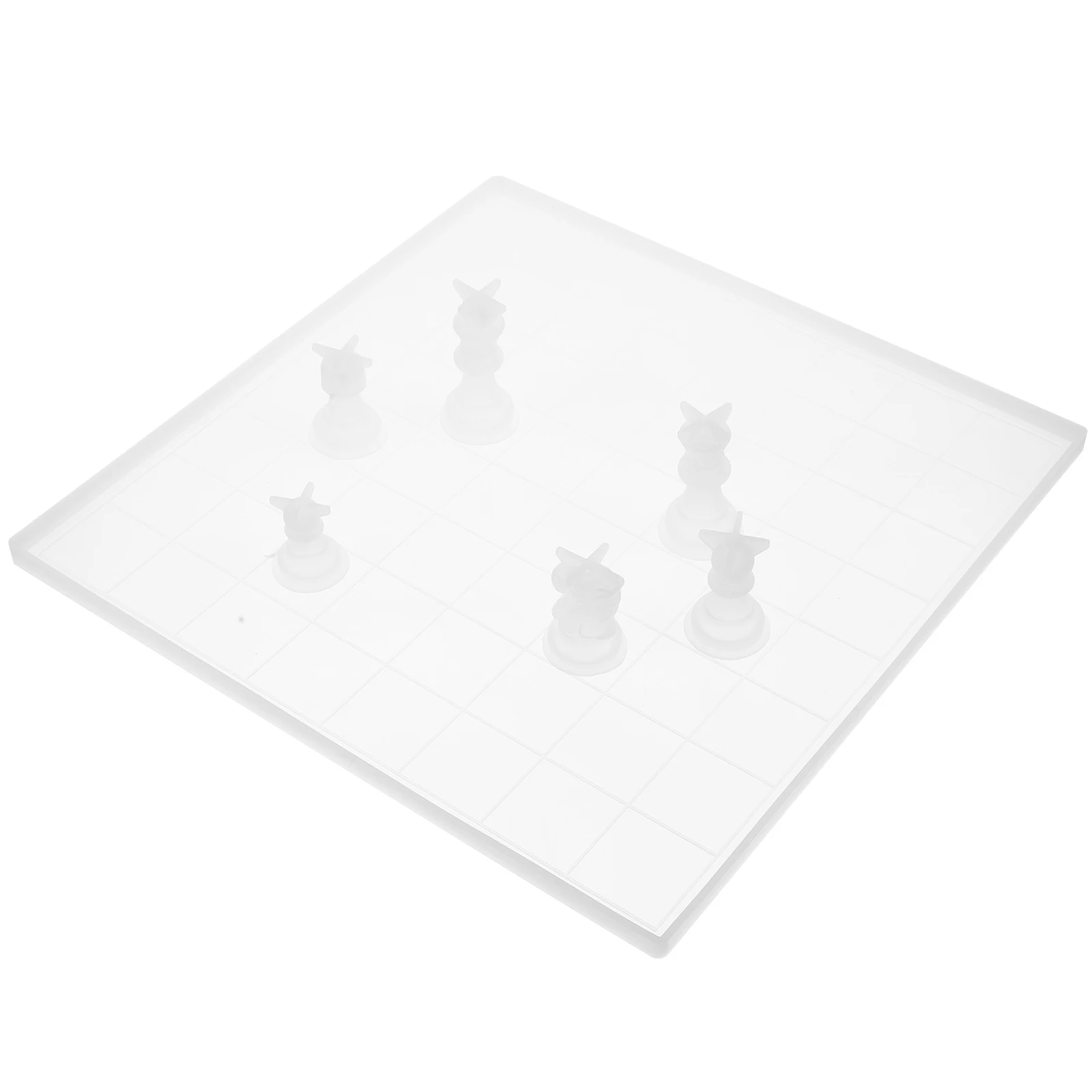 

1 Set Chess Diy Molds 3D Chess Pieces Silicone Casting Molds Chessboard Set Crafts Resin Molding Tools For Family Friends Gift