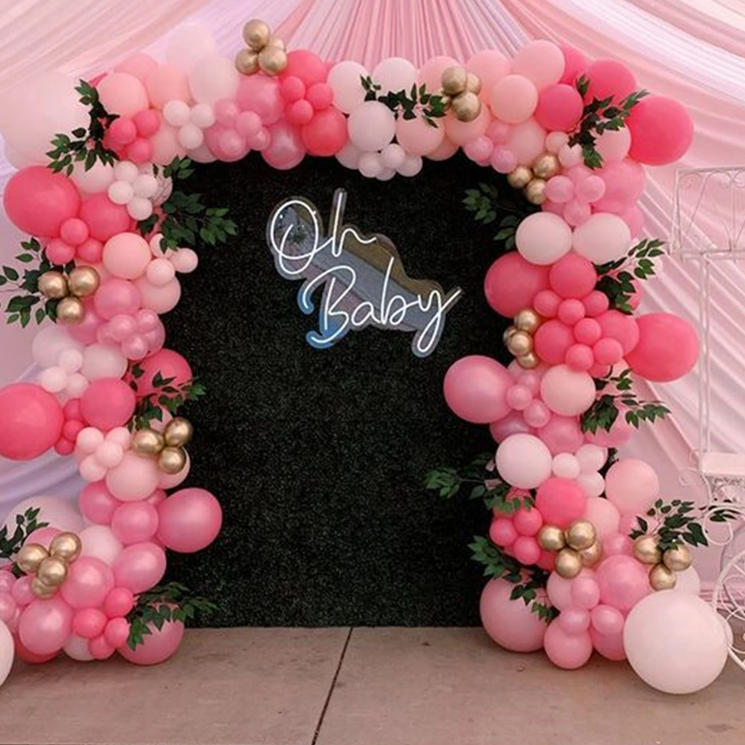 Oh Baby Neon Sign Oh Baby Light Up Sign for Backdrop & Wall Decor Led Sign for Baby Shower & Gender Reveal Party Decor