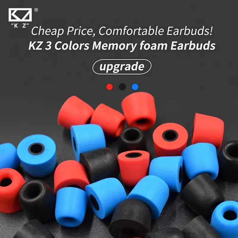 KZ Memory Foam Ear Tips In-Ear Headphones Comfortble Noise Isolating Ear Pads For KZ Headphones ZSX EDXPro PR3 Castor