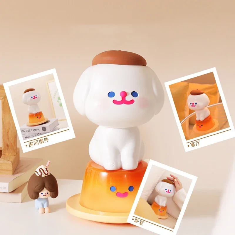 Buscando unicornio RiCO pudín cachorro Altavoz Bluetooth figuras de animales originales lindo modelo sorpresa adornos Kawaii regalos de cumpleaños